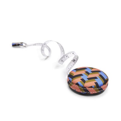 A. Garcelon orange zigzag tape measure